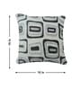 Grey Polyester Geometric 16x16 inches Cushion Covers Set of 3