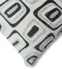 Grey Polyester Geometric 20x20 inches Cushion Covers Set of 2
