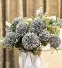 Gray Silk Chrysanthemums Silk Bunch Single Stem Flower
