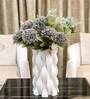 Gray Silk Chrysanthemums Silk Bunch Single Stem Flower