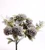 Gray Silk Chrysanthemums Silk Bunch Single Stem Flower