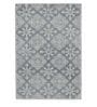 Grey Persian Wool And Viscose 8 ft x 10 ft Hand Tufted Carpet