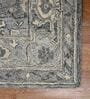 Grey Persian Viscose 5 ft x 7 ft Hand Tufted Carpet