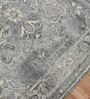Grey Persian Viscose 5 ft x 7 ft Hand Tufted Carpet