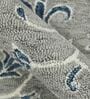 Grey Persian Wool 8 ft x 10 ft Hand Tufted Carpet