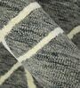 Grey Geometric Wool 5 ft x 8 ft Hand Tufted Carpet