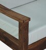 Graz Sheesham Wood 1 seater Sofa in Provincial Teak Finish Graz Sheesham Wood 1 seater Sofa in Provincial Teak Finish