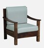 Graz Sheesham Wood 1 seater Sofa in Provincial Teak Finish Graz Sheesham Wood 1 seater Sofa in Provincial Teak Finish
