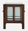 Graz Sheesham Wood 1 seater Sofa in Provincial Teak Finish Graz Sheesham Wood 1 seater Sofa in Provincial Teak Finish