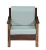 Graz Sheesham Wood 1 seater Sofa in Provincial Teak Finish Graz Sheesham Wood 1 seater Sofa in Provincial Teak Finish
