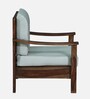 Graz Sheesham Wood 1 seater Sofa in Provincial Teak Finish Graz Sheesham Wood 1 seater Sofa in Provincial Teak Finish