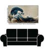 Great Wave off Kanagawa Blue Canvas Art Print