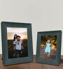 Greeen Metal Wall Hanging/Table Top Photo Frames, Set of 2