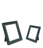 Greeen Metal Wall Hanging/Table Top Photo Frames, Set of 2