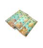 Green & Gold MDF Wood Green Peacock (Set of 3) Serving Tray