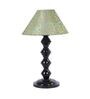 Green & Gold Shade Table Lamp With Metal Base