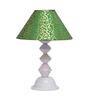 Green & Gold Shade Table Lamp With Metal Base
