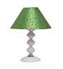 Green & Gold Shade Table Lamp With Metal Base