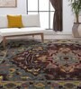 Multicolour Traditional Wool Blend 4' X 6' Hand Tufted Carpet