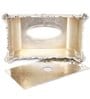 Green & Silver Metal Tissue Box