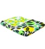 Green & Yellow Microfiber Tropical Leaf 120 Gsm Double Dohar