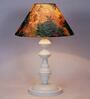 Multicolor Shade Table Lamp With Metal Base