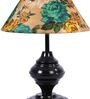 Multicolor Shade Table Lamp With Metal Base