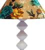 Multicolor Shade Table Lamp With Metal Base