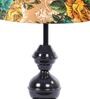 Multicolor Shade Table Lamp With Metal Base