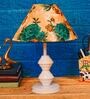 Multicolor Shade Table Lamp With Metal Base