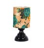 Multicolor Shade Table Lamp With Metal Base