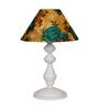 Multicolor Shade Table Lamp With Metal Base