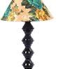 Multicolor Shade Table Lamp With Metal Base