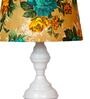 Multicolor Shade Table Lamp With Metal Base