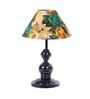 Multicolor Shade Table Lamp With Metal Base