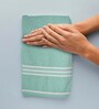 Green  Cotton Solid 500 GSM Bath Towel (1 Pc)