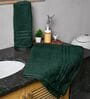 Green Cotton Solid 550 GSM 2 Pcs Bath Towels