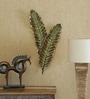 Wrought Iron Banana Leaf Wall Art In Green