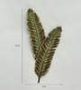 Wrought Iron Banana Leaf Wall Art In Green