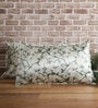 Green Leafy 210TC Polyester Blend 17 x 27 Inches Pillow Covers (Set of 2)