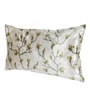 Green Floral 210TC Polyester Blend 17 x 27 Inches Pillow Covers (Set of 2)