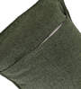 Green Solid 210TC Jute 17 x 27 Inches Pillow Covers (Set of 2)