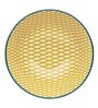 Leaf 300Ml Green & Yellow Stoneware Dinner Bowl