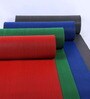 Green  Solid PVC 36x24 Inches Antiskid Bath Mat