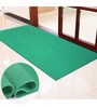Green  Solid PVC 48x24 Inches Antiskid Bath Mat