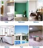 Green  Solid PVC 48x24 Inches Antiskid Bath Mat