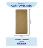 Green 100% Cotton 340 Gsm Car Towel