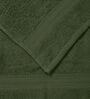 Green 100% Cotton 380 Gsm Hand Towel 2 Pc