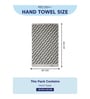 Green 100% Cotton 500 Gsm Hand Towel 2 Pc