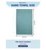 Green 100% Cotton 525 Gsm Hand Towel